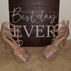 INC stylish peep toe heels